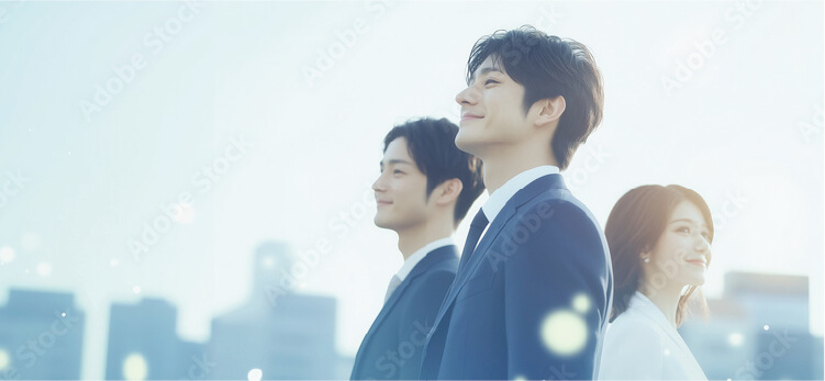 3名の社員の写真