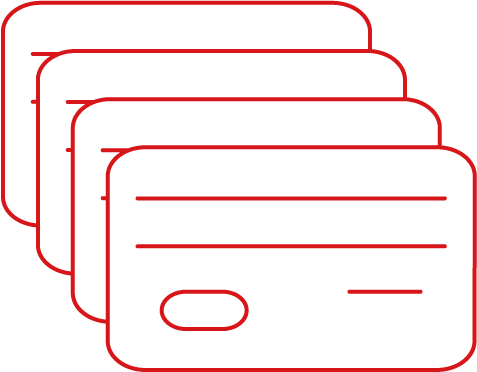 300枚以上のカード発行