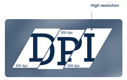 高解像度印刷