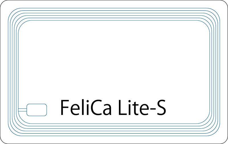 白無地ICカード FeliCa Lite-S
