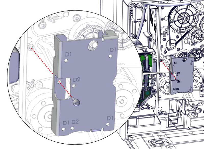 エンコーダマウント用プレート